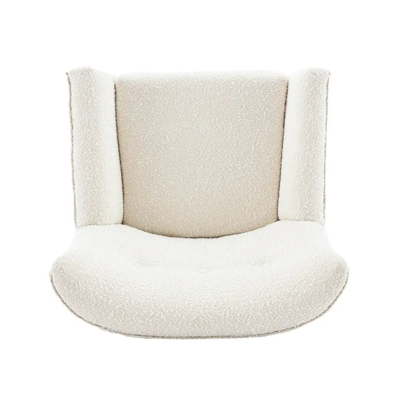 Christopher Knight Home Almond Boucle Tufted Back Accent Chair 7