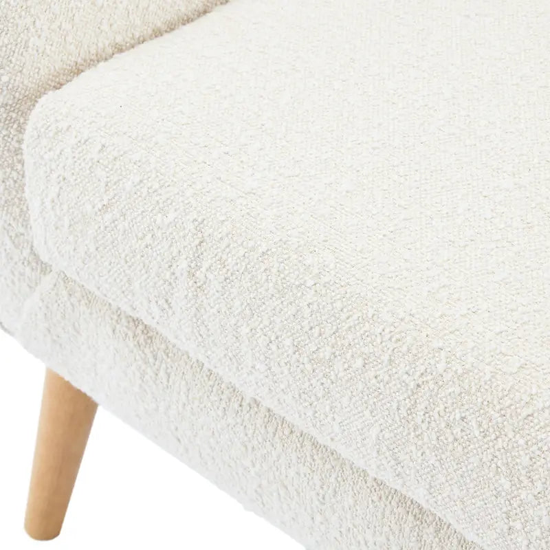 Christopher Knight Home Almond Boucle Tufted Back Accent Chair 9