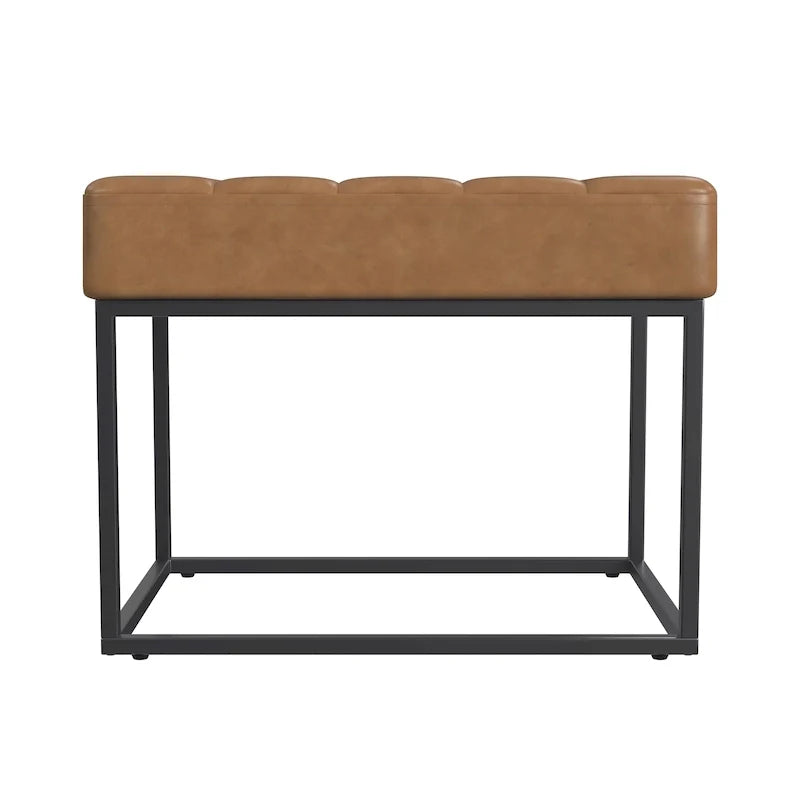 HomePop Theodore Upholstered Ottoman 36