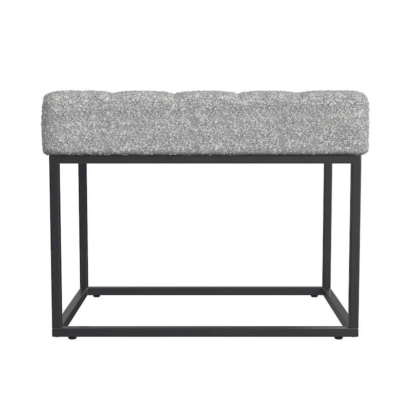 HomePop Theodore Upholstered Ottoman 37