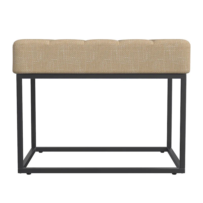 HomePop Theodore Upholstered Ottoman 38