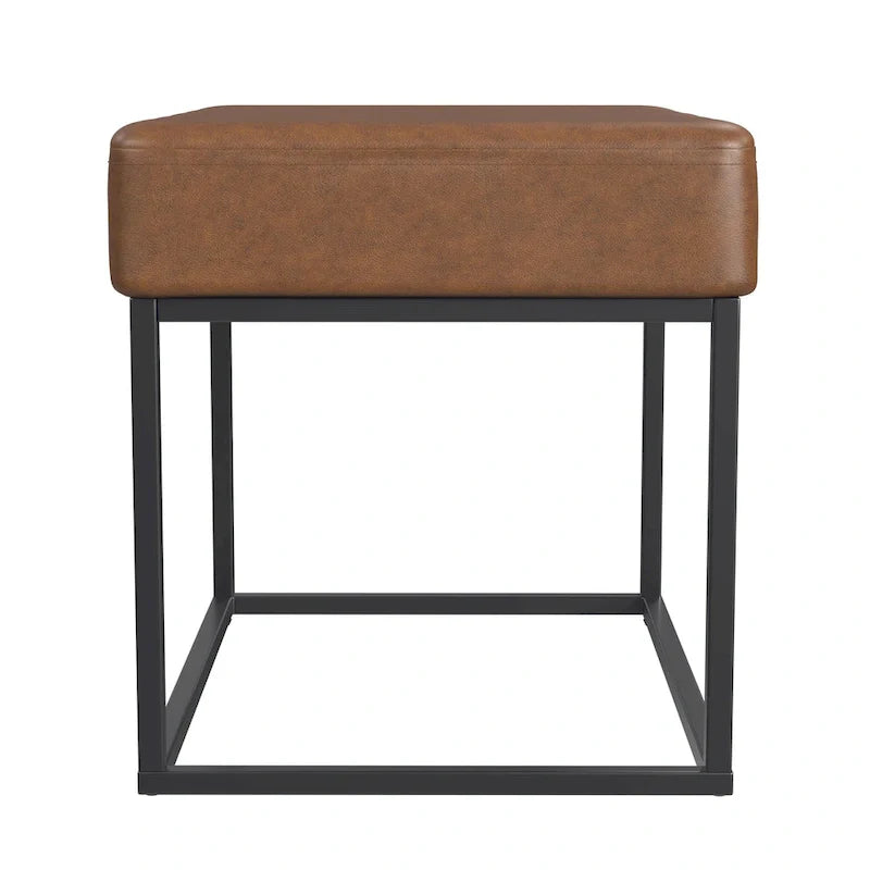 HomePop Theodore Upholstered Ottoman 25