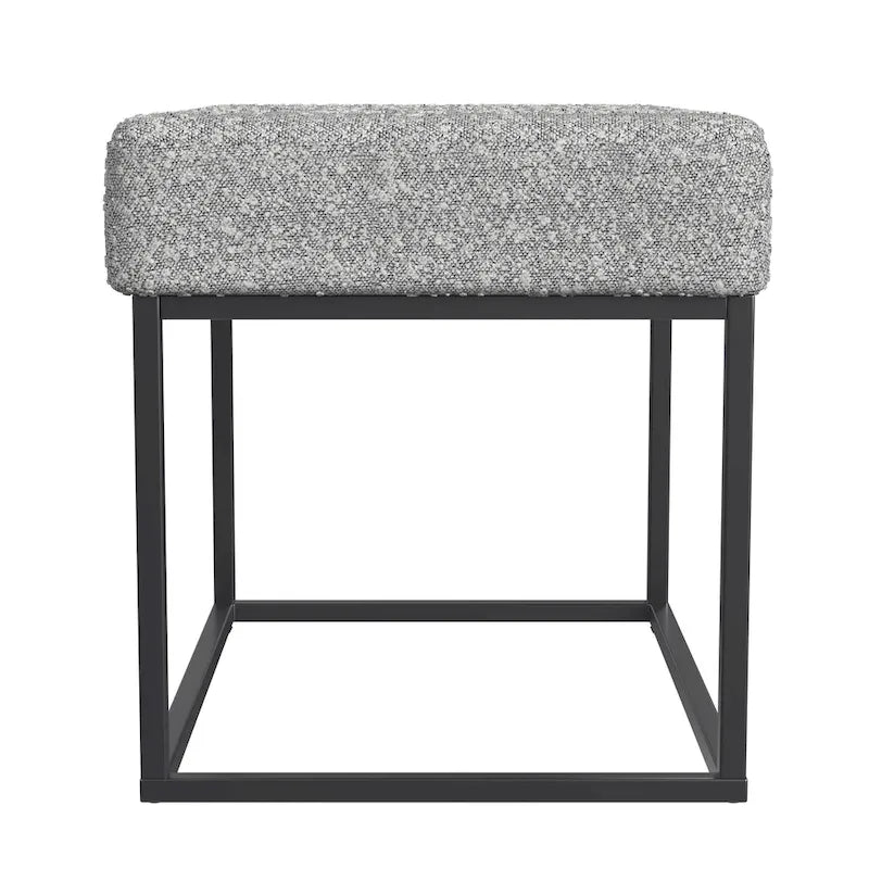 HomePop Theodore Upholstered Ottoman 34