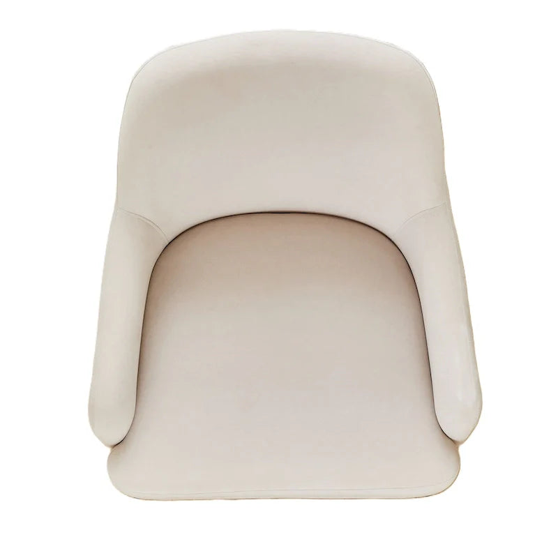 Mid-Century Velvet Accent Chair with Slope Arms 9