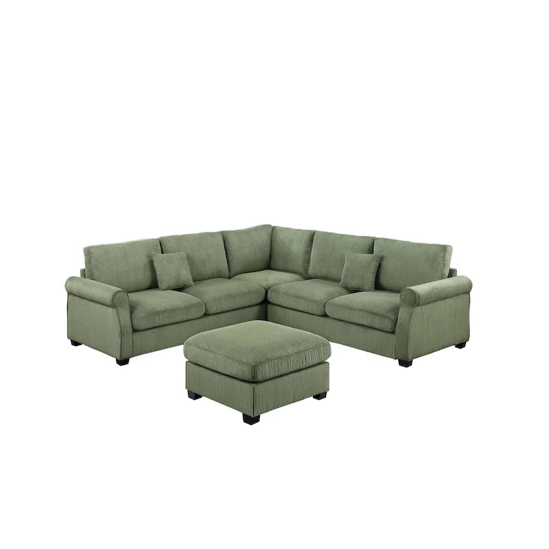 Poundex 4-Piece Sectional Sofa 12
