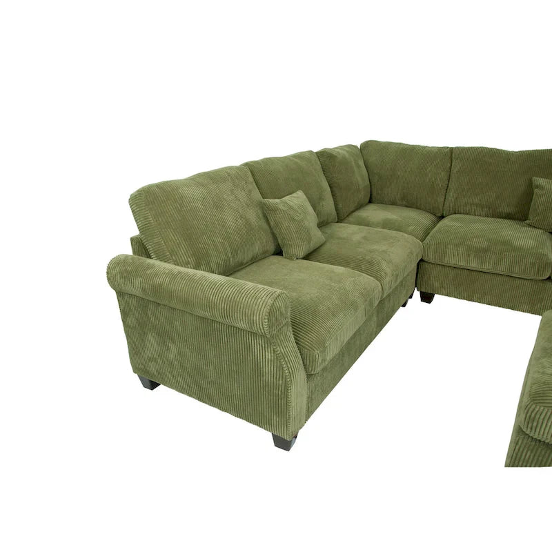 Poundex 4-Piece Sectional Sofa 18