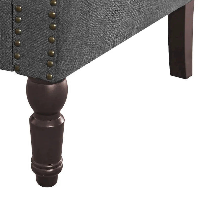 COZYMAN Contemporary Upholstered Armchair Set of 2 - Solid Wood Accent Chairs in Fabric/Faux Leather for Living Room 20