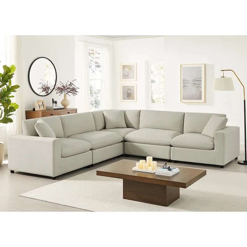 Cambrai 5-Piece Modular Sectional Sofa by Greyson Living 1