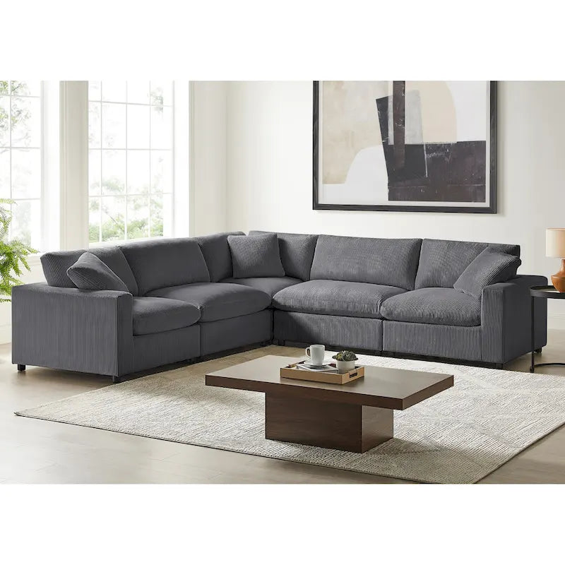 Cambrai 5-Piece Modular Sectional Sofa by Greyson Living 4