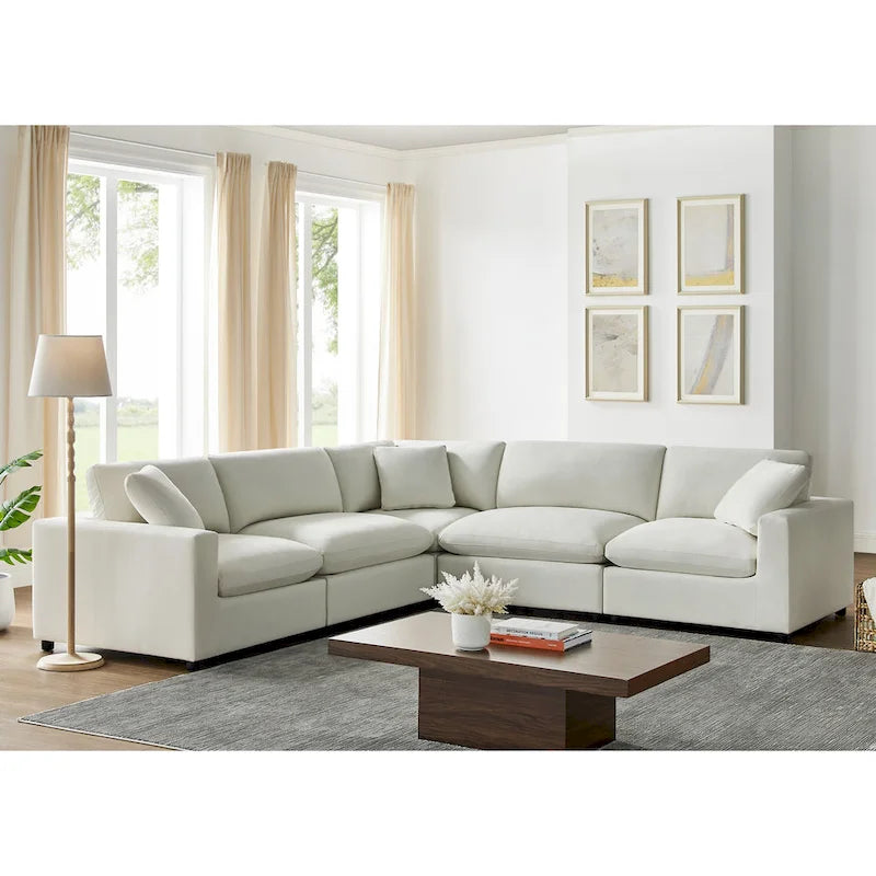 Cambrai 5-Piece Modular Sectional Sofa by Greyson Living 5