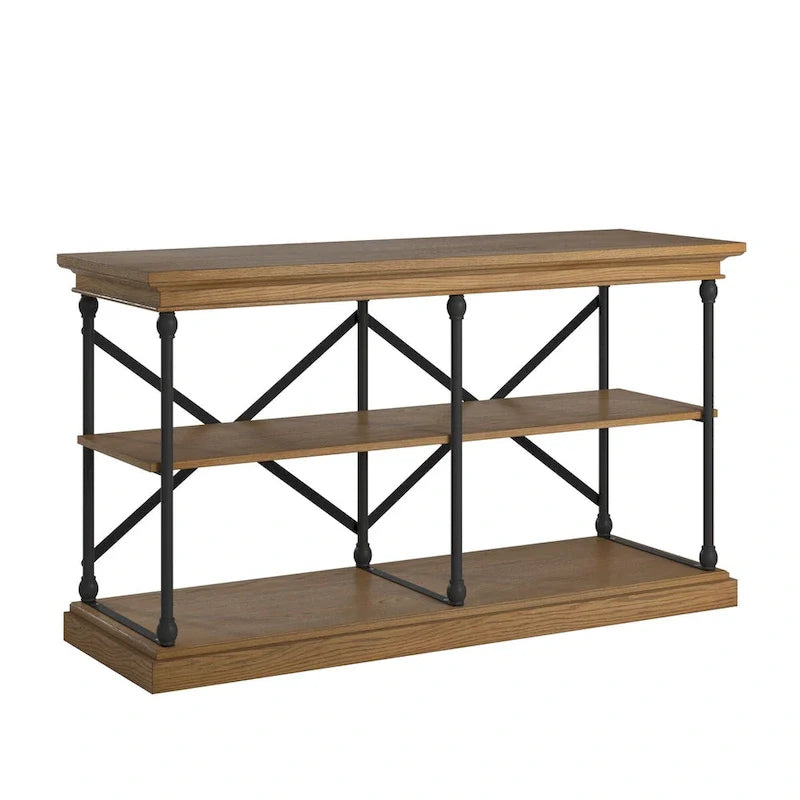 iNSPIRE Q Artisan Barnstone Iron and Wood Entryway Console Table 16