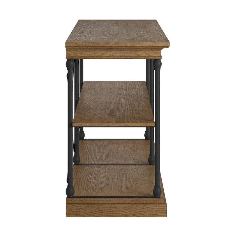 iNSPIRE Q Artisan Barnstone Iron and Wood Entryway Console Table 19