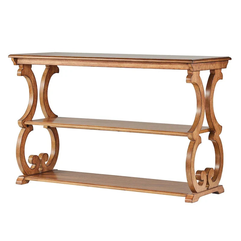 Lorraine Wooden Scroll TV Stand and Sofa Table by iNSPIRE Q Classic 20