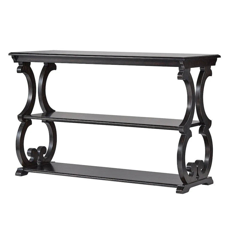 Lorraine Wooden Scroll TV Stand and Sofa Table by iNSPIRE Q Classic 22