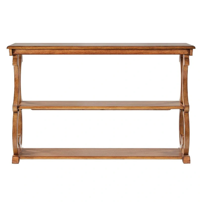 Lorraine Wooden Scroll TV Stand and Sofa Table by iNSPIRE Q Classic 11