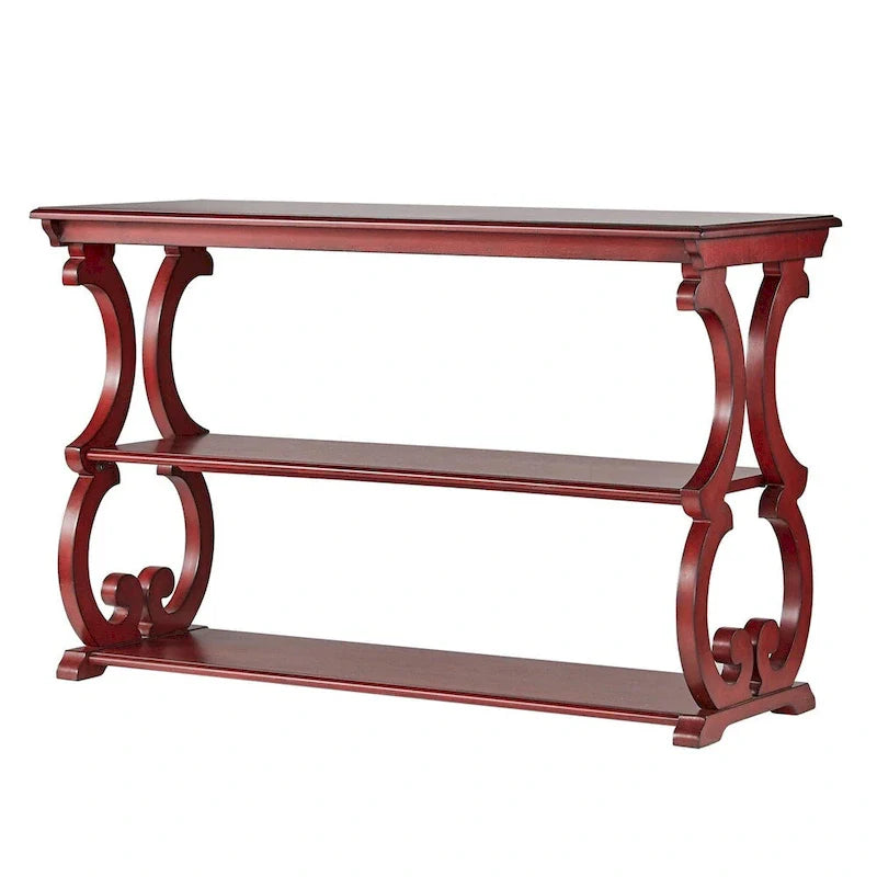 Lorraine Wooden Scroll TV Stand and Sofa Table by iNSPIRE Q Classic 18