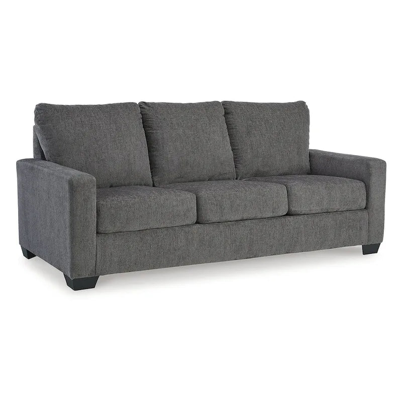 Signature Design by Ashley Rannis Pewter Queen Sofa Bed - Dimensions: 85W x 40D x 39H 2