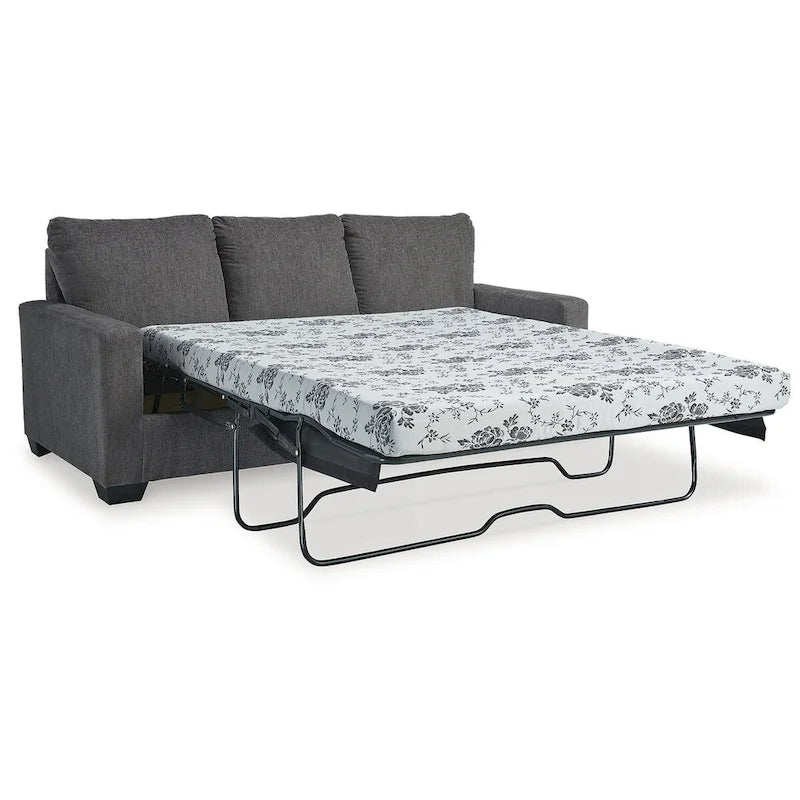 Signature Design by Ashley Rannis Pewter Queen Sofa Bed - Dimensions: 85W x 40D x 39H 3