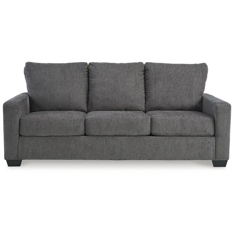 Signature Design by Ashley Rannis Pewter Queen Sofa Bed - Dimensions: 85W x 40D x 39H 4