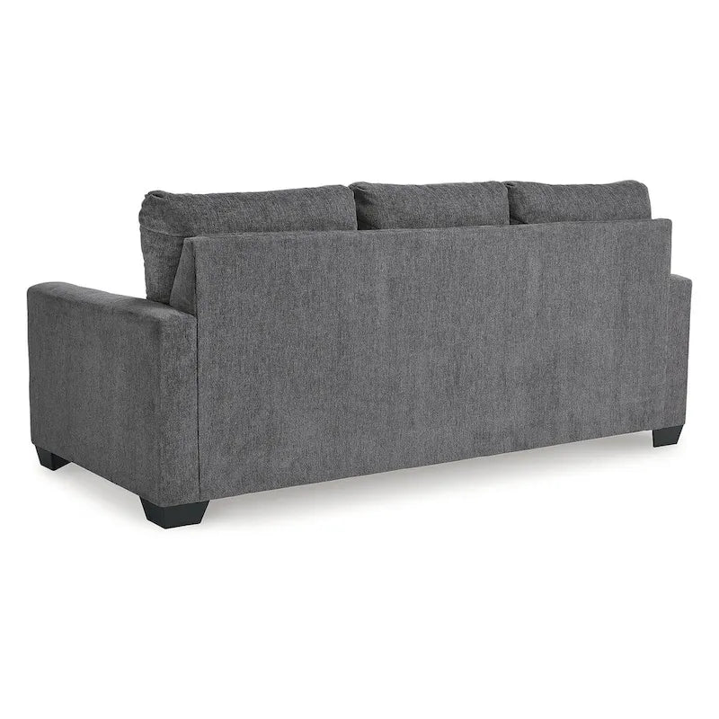 Signature Design by Ashley Rannis Pewter Queen Sofa Bed - Dimensions: 85W x 40D x 39H 6