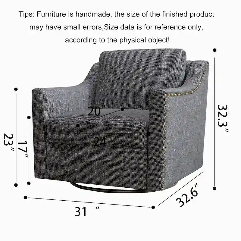360-Degree Rotating Armchair 15