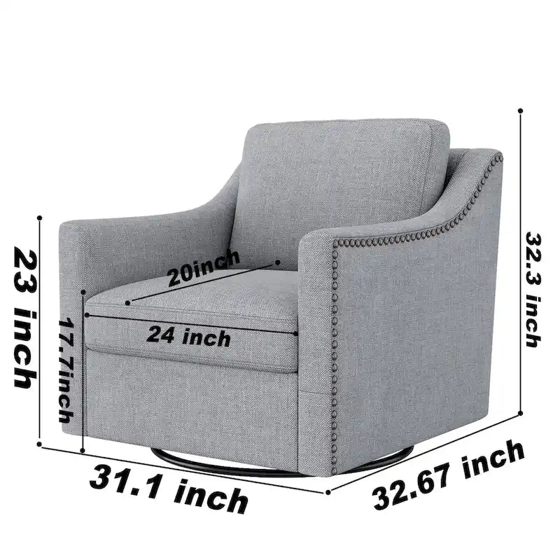 360-Degree Rotating Armchair 17