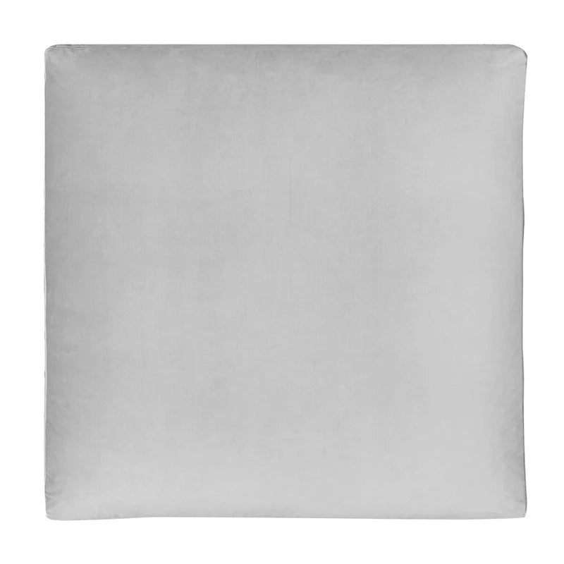 Commix Overstuffed Velvet Ottoman with Down Fill for Enhanced Comfort 8