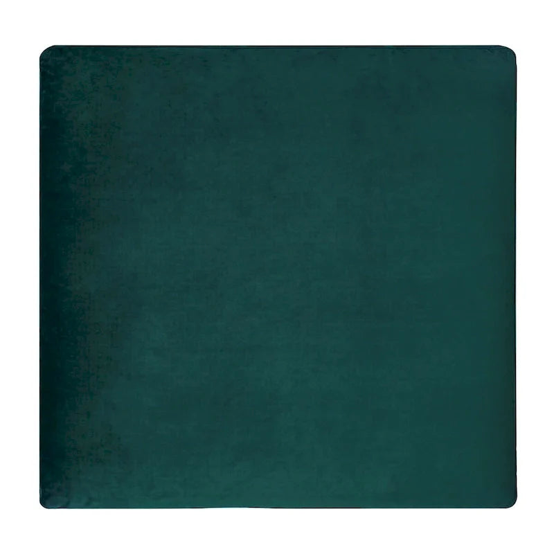 Commix Overstuffed Velvet Ottoman with Down Fill for Enhanced Comfort 21