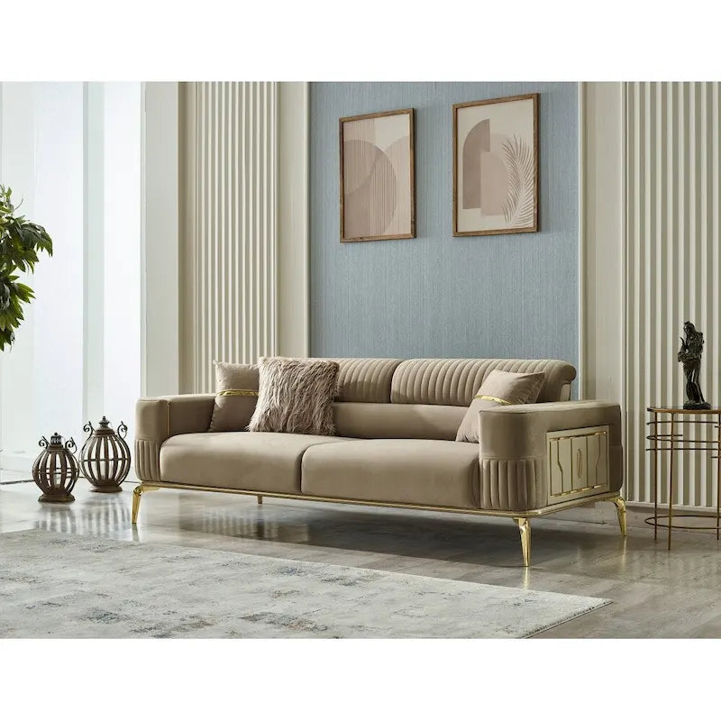 Arianna 4-Piece Living Room Set: Two Sofas and Two Chairs 3