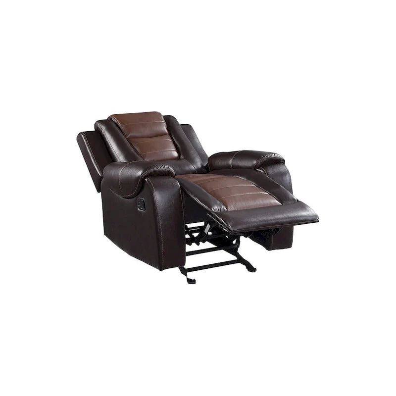 Grete Brown Luxury Faux Leather Living Room Collection 15