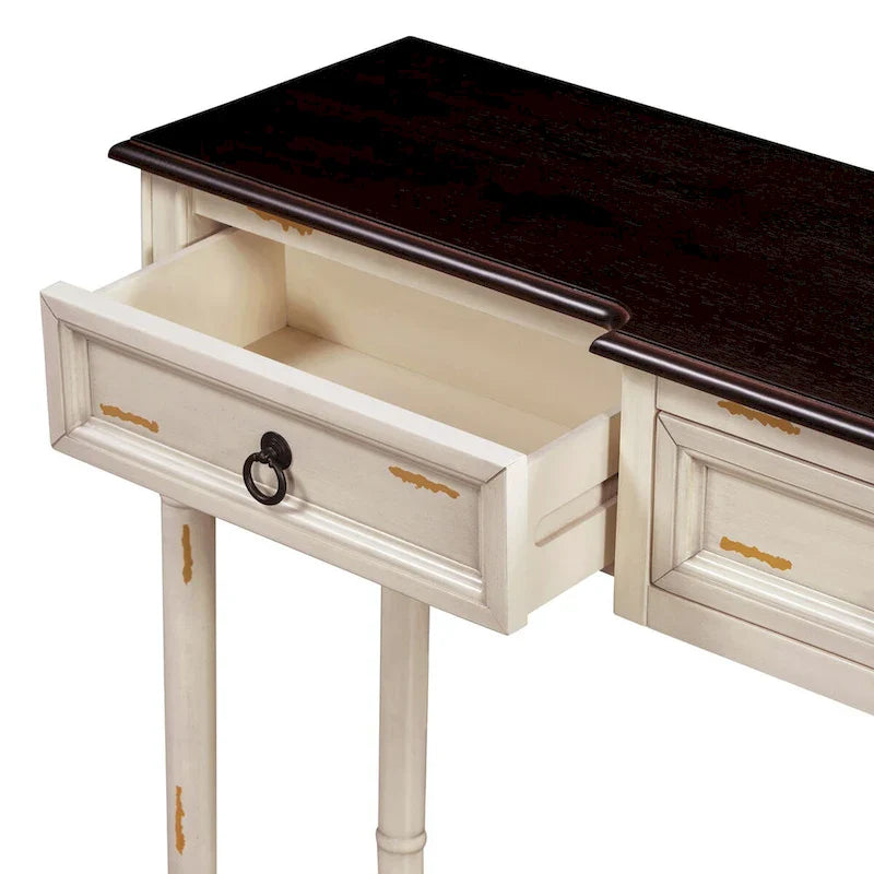 Entryway Console Table with Drawers - Stylish Sofa Table 12