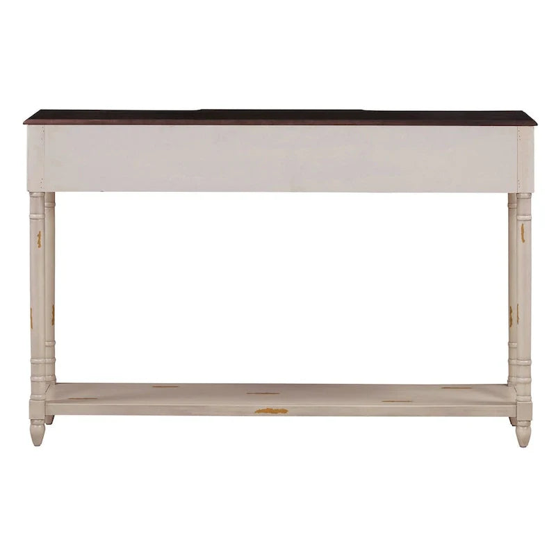 Entryway Console Table with Drawers - Stylish Sofa Table 15