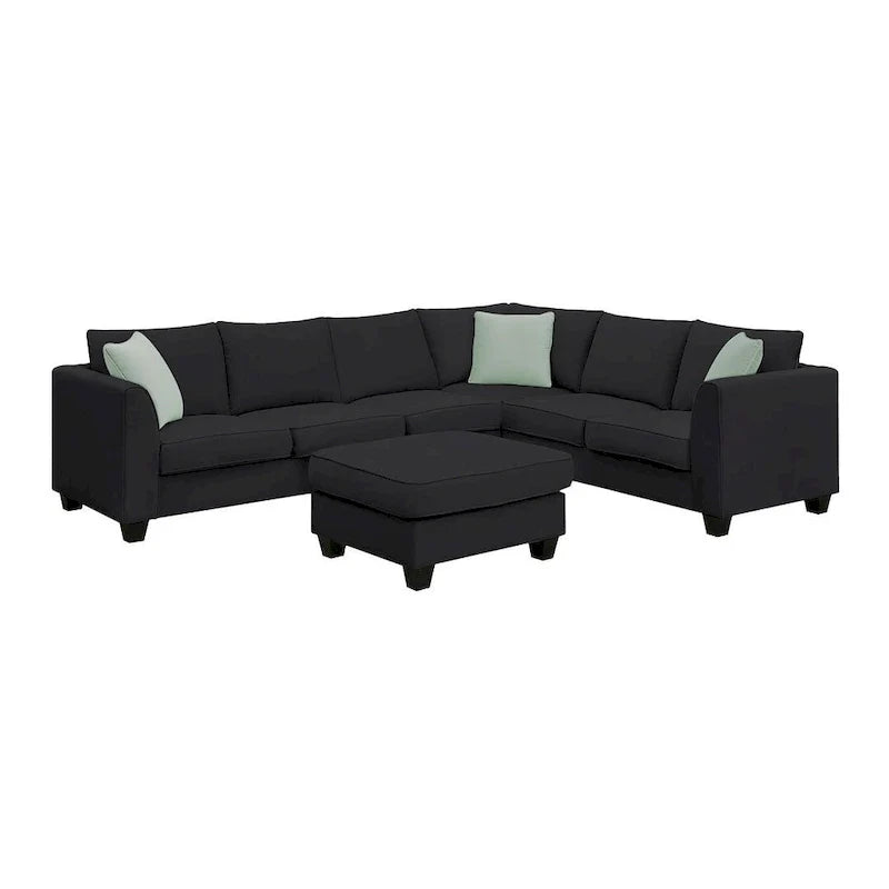 Versatile Reversible Sectional Sofa with Ottoman - Flexible Combination Module 9