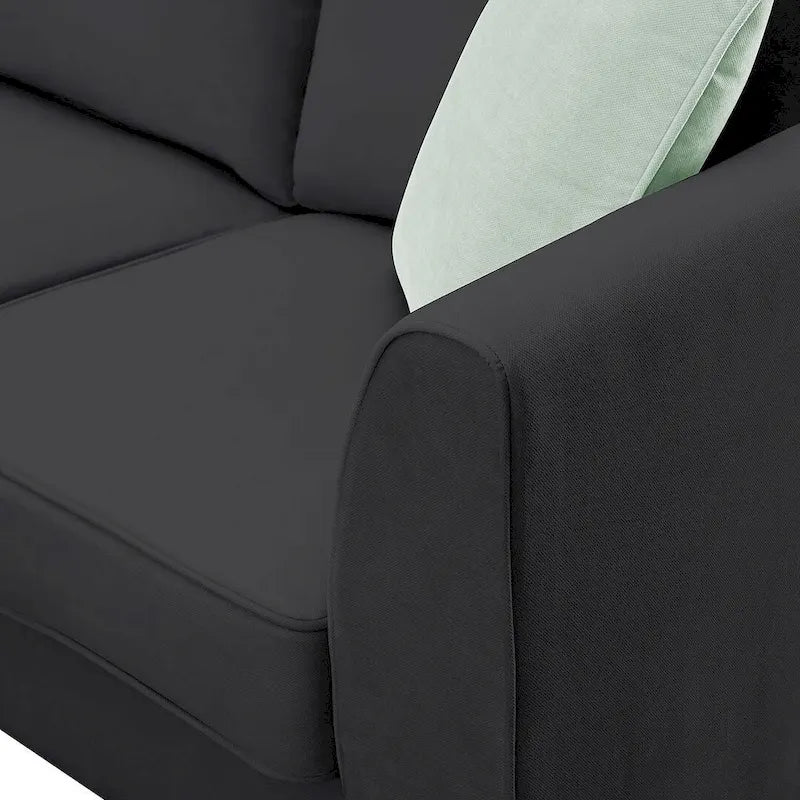 Versatile Reversible Sectional Sofa with Ottoman - Flexible Combination Module 16
