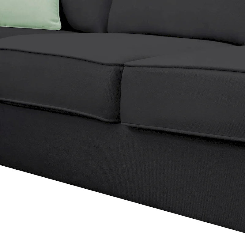 Versatile Reversible Sectional Sofa with Ottoman - Flexible Combination Module 17
