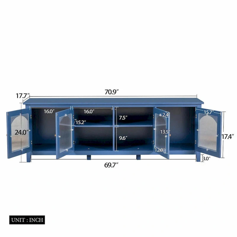 71-Inch Modern TV Cabinet Entertainment Center 44