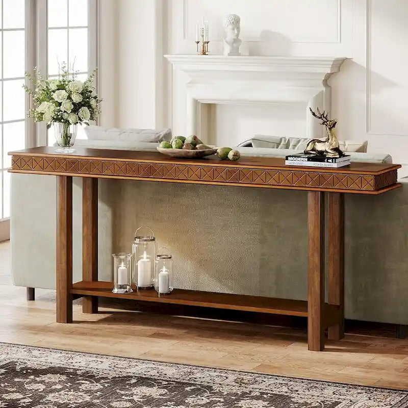70.9-Inch Console Sofa Table for Living Room 7