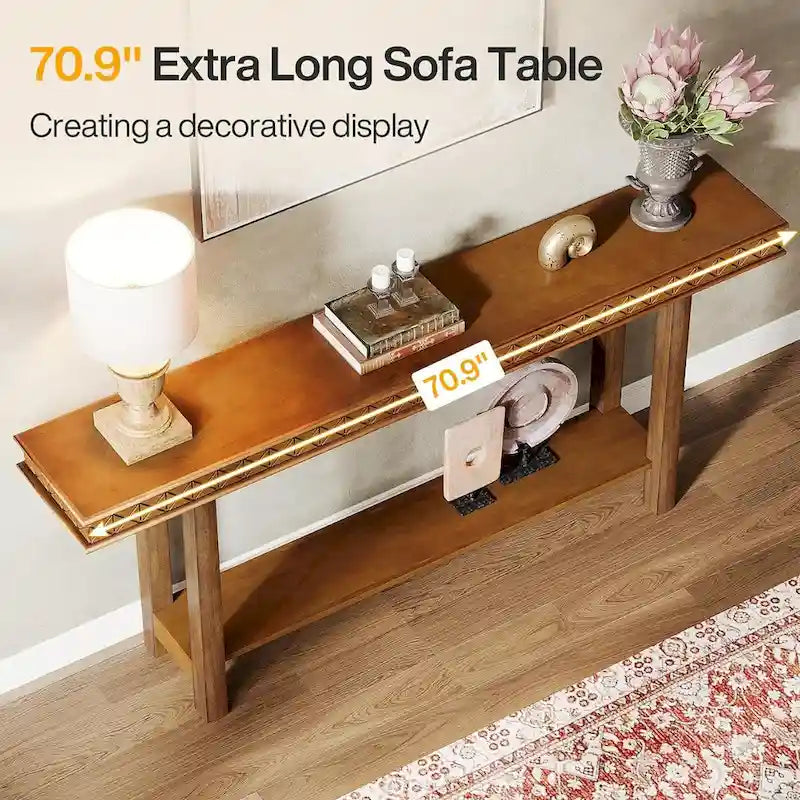 70.9-Inch Console Sofa Table for Living Room 4