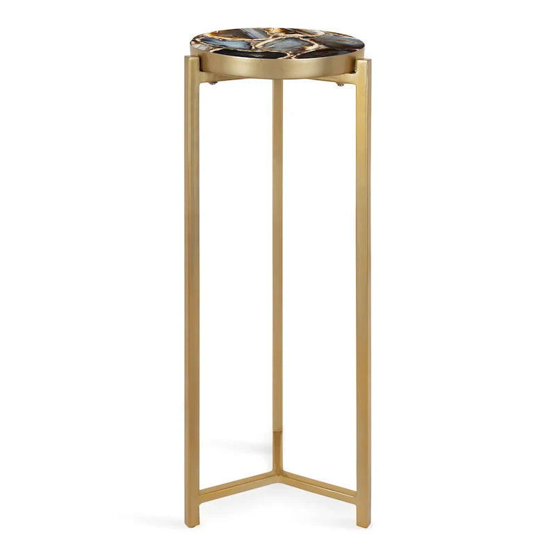 Kate and Laurel Aguilar Glamorous Drink Table - 9x9x23 Inches 37