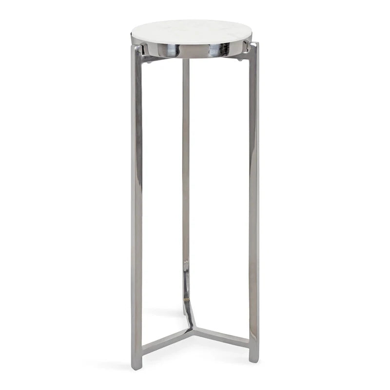 Kate and Laurel Aguilar Glamorous Drink Table - 9x9x23 Inches 38