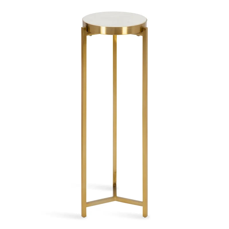 Kate and Laurel Aguilar Glamorous Drink Table - 9x9x23 Inches 39