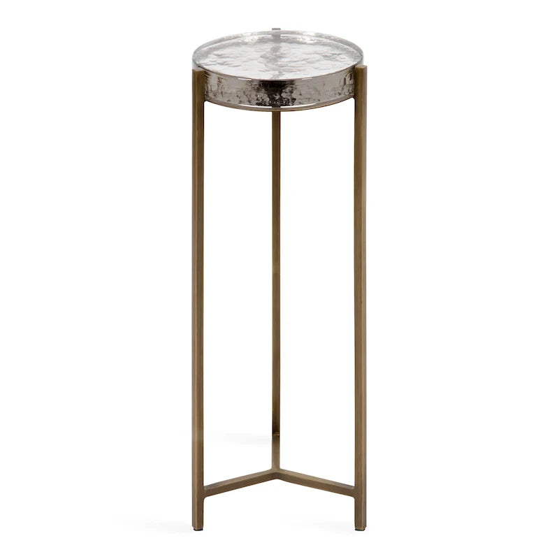 Kate and Laurel Aguilar Glamorous Drink Table - 9x9x23 Inches 45