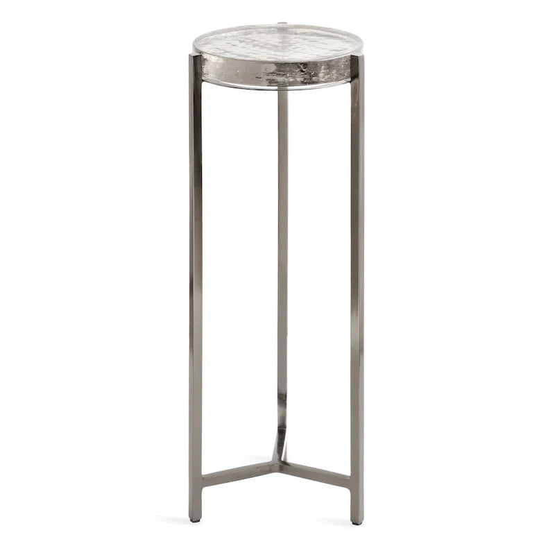 Kate and Laurel Aguilar Glamorous Drink Table - 9x9x23 Inches 46