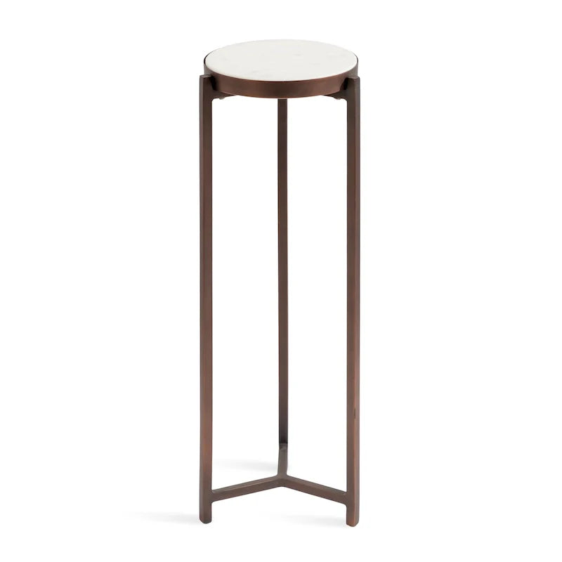 Kate and Laurel Aguilar Glamorous Drink Table - 9x9x23 Inches 48