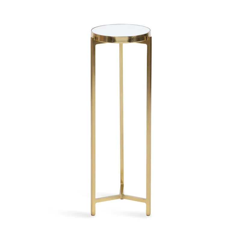Kate and Laurel Aguilar Glamorous Drink Table - 9x9x23 Inches 49