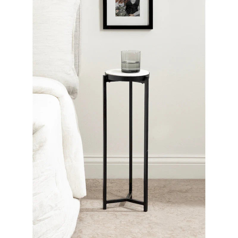Kate and Laurel Aguilar Glamorous Drink Table - 9x9x23 Inches 26