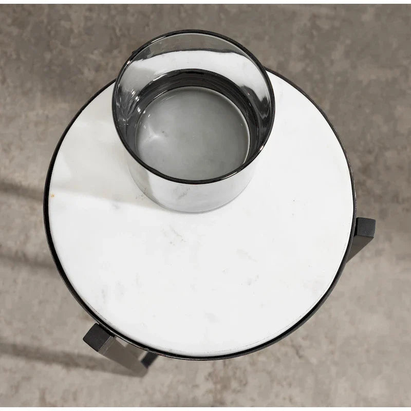 Kate and Laurel Aguilar Glamorous Drink Table - 9x9x23 Inches 28