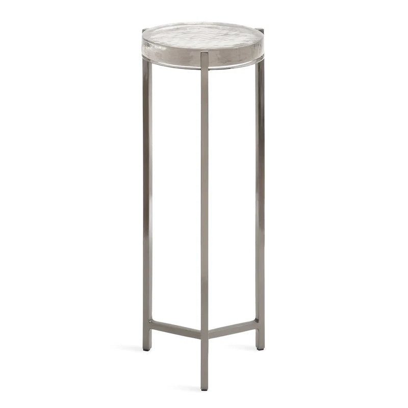 Kate and Laurel Aguilar Glamorous Drink Table - 9x9x23 Inches 34