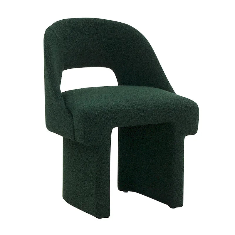 Modern Elegant Boucle Upholstered Accent Chair with MDF Wood Frame for Home Office, Living Room, and Bedroom 32
