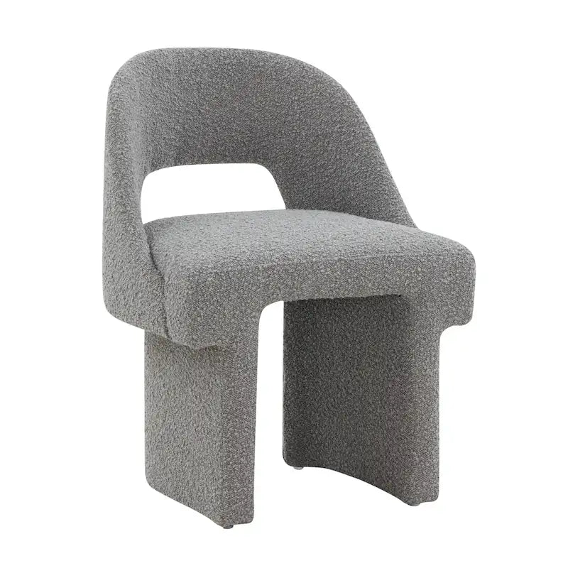 Modern Elegant Boucle Upholstered Accent Chair with MDF Wood Frame for Home Office, Living Room, and Bedroom 33